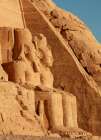 Africa, Egypt, Aswan. The Great Temple of Ramesses II in the village of Abu Simbel. Art Print